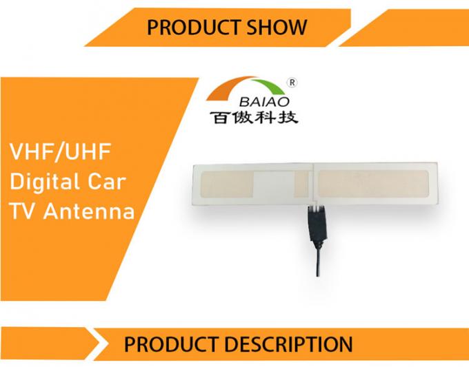 Antenne d'intérieur de la radio TV de fm de la voiture HD AM/FM de fréquence ultra-haute de pare-brise