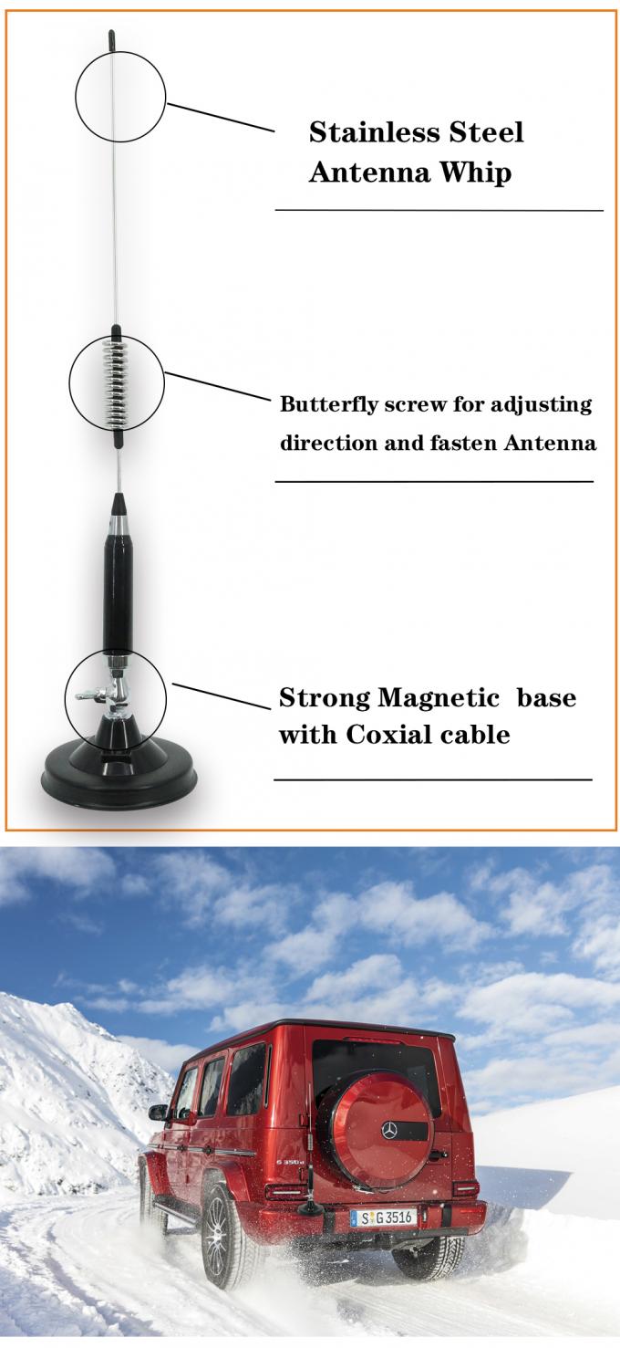 Antenne basse magnétique de CB de la qualité 27Mhz de taille extérieure