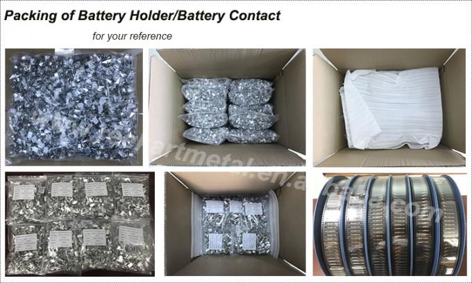 Contact de haute qualité fait sur commande de batterie d'estampillage en métal d'acier inoxydable d'usine de produits de matériel informatique pour l'antenne de shrapnel