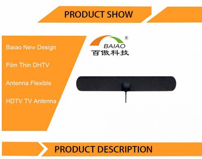 Propulseur mince de papier d'antenne de la voiture TV d'Isdb DVB-T de vente chaude Antena TV avec l'autocollant adhésif