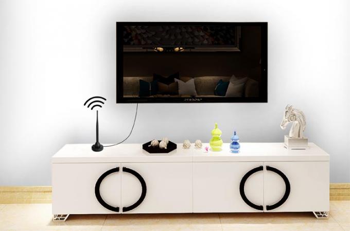 Antenne de vente populaire de Digital pour l'antenne d'intérieur d'antena de TVHD TV avec la base magnétique forte