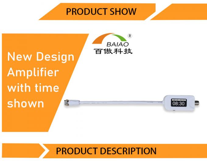 Nouvel amplificateur d'antenne du propulseur TV de signal de l'amplificateur TVHD de fréquence ultra-haute de VHF de la conception HD Digital