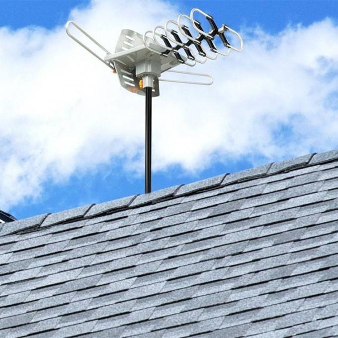 La fréquence ultra-haute motorisée de Yagi a amplifié l'antenne de Digital TVHD avec la rotation de 360 degrés 3