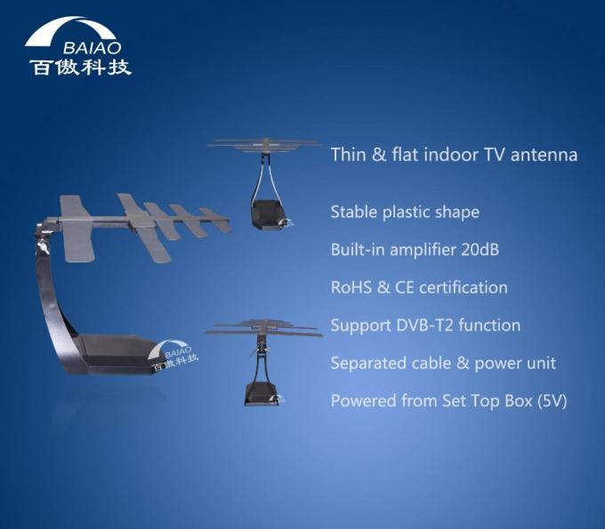 Yagi antenne extérieure de 1080P ATSC/DVB-T/DVB-T2 ISDB-T Digital TV 1