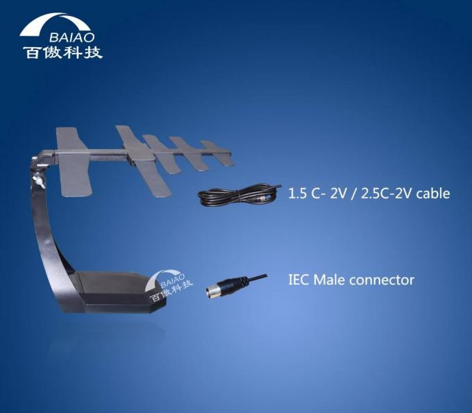 Yagi antenne extérieure de 1080P ATSC/DVB-T/DVB-T2 ISDB-T Digital TV 2