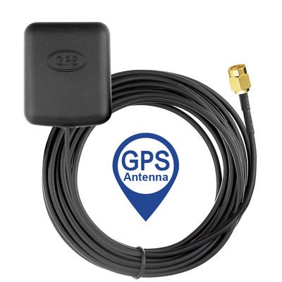 Résistant à l'eau Antennes de navigation GPS actives pour voiture PCB 1575.42Mhz SMA Connecteurs RG174 Antenne GPS pour voiture filaire
