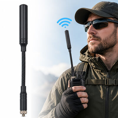 Antenne tactique boomerang, double bande 144/430MHz, antenne portable pour radio amateur avec interface SMA optionnelle