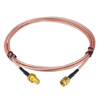 L'antenne ISO9001 pièce le mâle de SMA au fil femelle de câble d'antenne de S mA