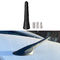 2Antenne de voiture en caoutchouc de 0,5 pouce FM 87.5-108MHZ AM 520-1620MHZ Montage universel sur le toit du véhicule Antennes courtes étanches