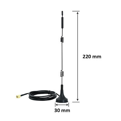 WiFi 2.4GHz 5GHz 5.8GHz Antenne de base magnétique pour caméra de surveillance vidéo sans fil