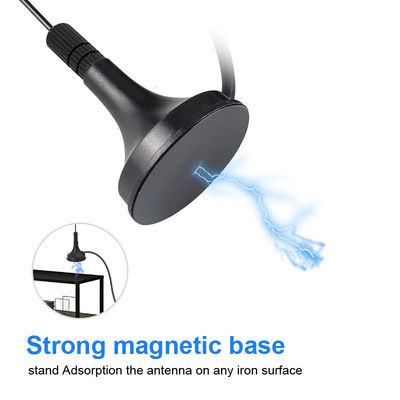 WiFi 2.4GHz 5GHz 5.8GHz Antenne de base magnétique pour caméra de surveillance vidéo sans fil