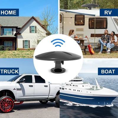 Préfiltration extérieure amplificateur de bande à longue portée amplificateur de signal antenne de télévision RV pour camping grenier camion bateau camping