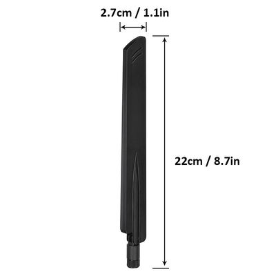 Antenne 5g à gain élevé 12dbi sma Pénudable 600-6000Mhz Transmettre des signaux stables Omni 5G Antenne pour routeur mobile sans fil