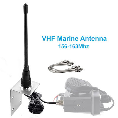 Antennes aériennes VHF marines Stubby 156-163Mhz Antennes walkie-talkie pour bateaux Pontoon voiliers Yacht Radios marines