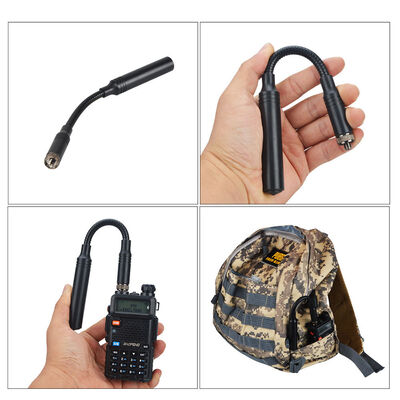Antenne tactique boomerang, double bande 144/430MHz, antenne portable pour radio amateur avec interface SMA optionnelle