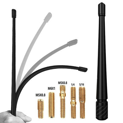 Remplacement de l'antenne radio de camion de pick-up en caoutchouc CB universel optimisé avec une plage de fréquences de 7 à 50 MHz 5dBi Gain Premium Car Antenne