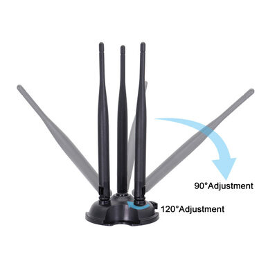 Antenne WiFi bi-bande 2,4 G 5,8 G Omni à gain élevé, antenne Omni 8 dBi pour routeur WiFi et carte réseau sans fil