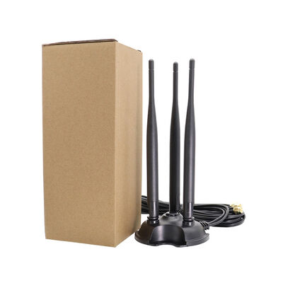 Antenne WiFi bi-bande 2,4 G 5,8 G Omni à gain élevé, antenne Omni 8 dBi pour routeur WiFi et carte réseau sans fil