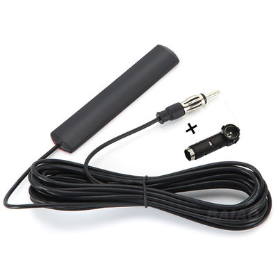 DIN Plug Adhésif Patch Automobile Voiture cachée AM FM Radio Antenne pour véhicule Camion Stéréo Récepteur Tête Unité