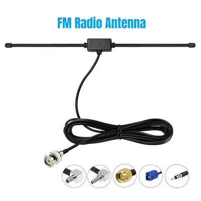 Antenne dipôle pour radio scanner de voiture/camping-car, bande large de 20 MHz à 1300 MHz, connecteur BNC mâle pour radio scanner Uniden Bearcat Whistler